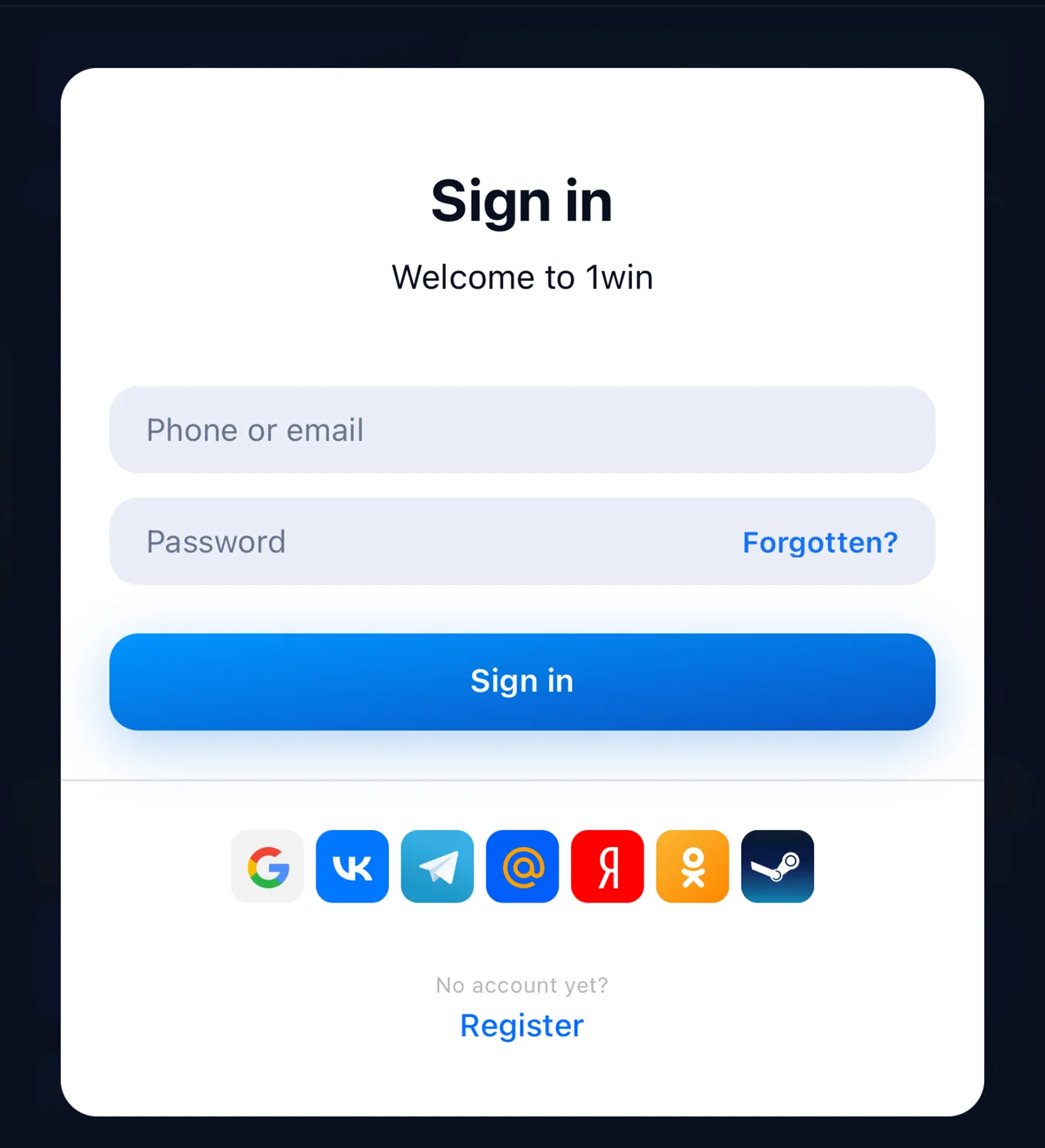 1win login 1win login